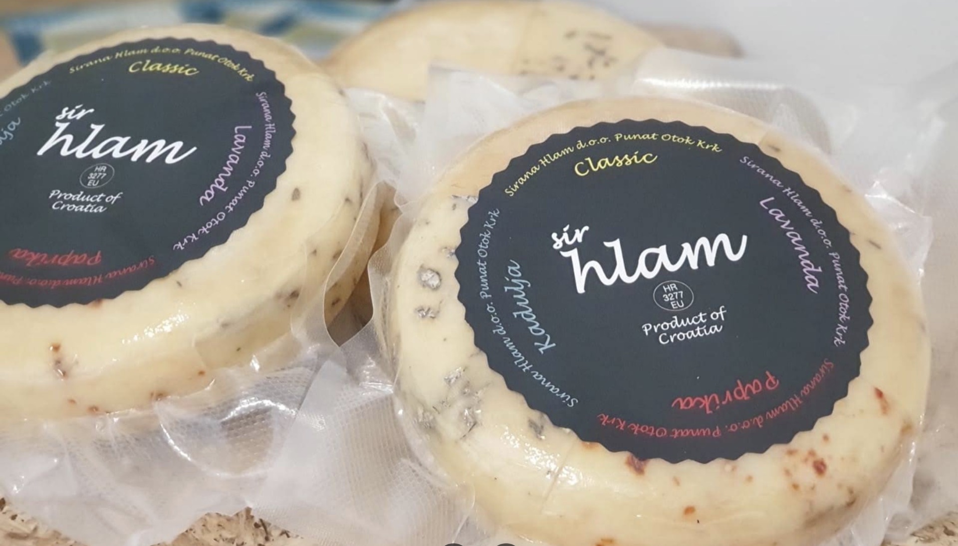 Artisanal cheese close-up
